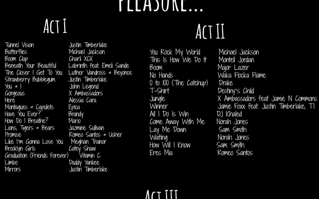 For your listening pleasure…